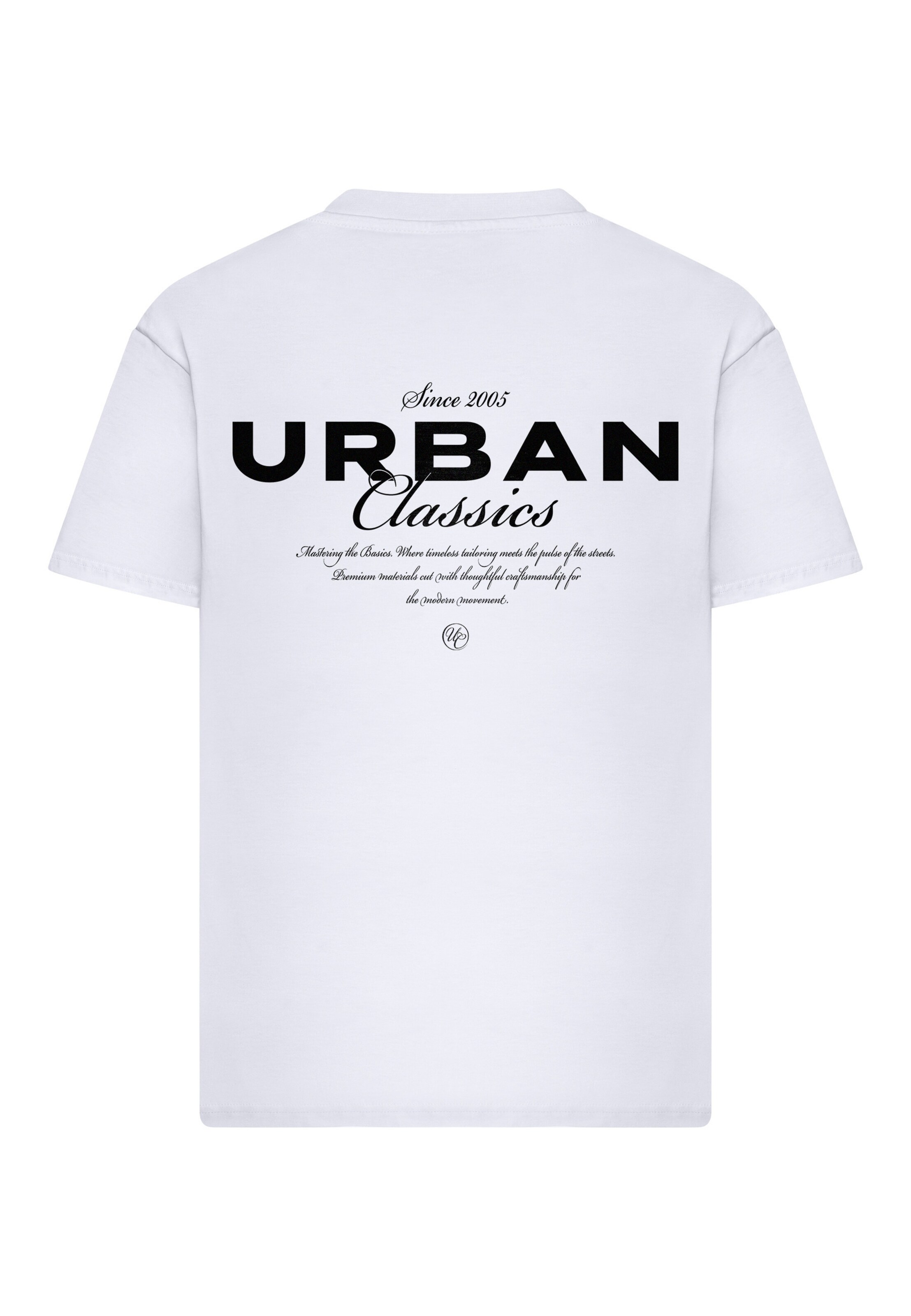 Urban Classics Shirt 'Mastering Basics' in White