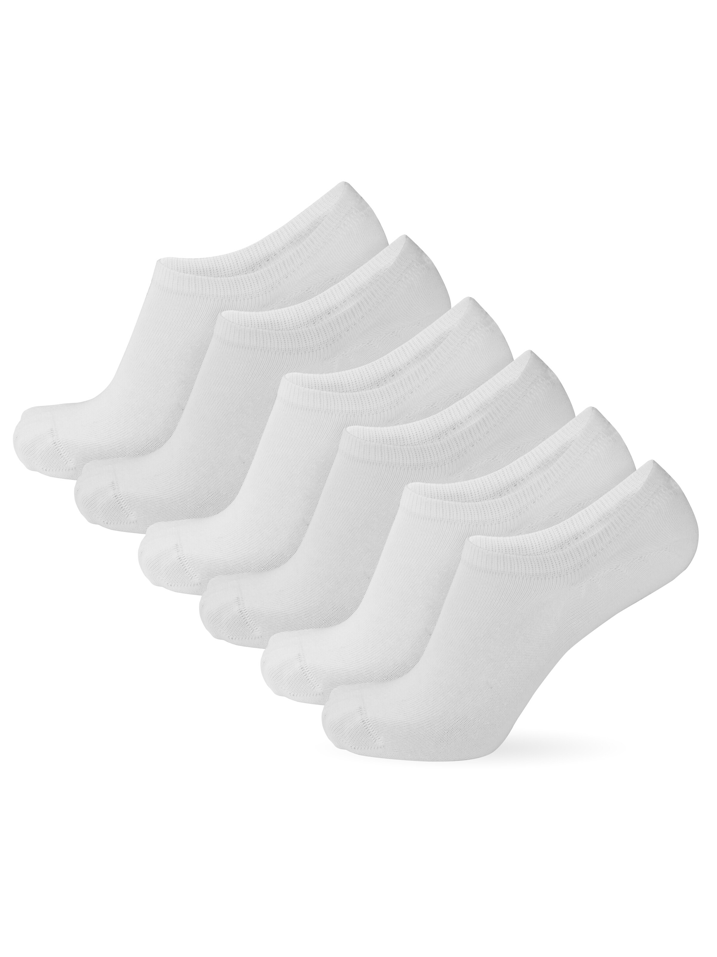 Circle Five Ankle socks '6 Paar Füßlinge Silikongrip ohne verrutschen' in White