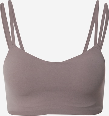 NIKE - Sujetador deportivo en marrón: frente