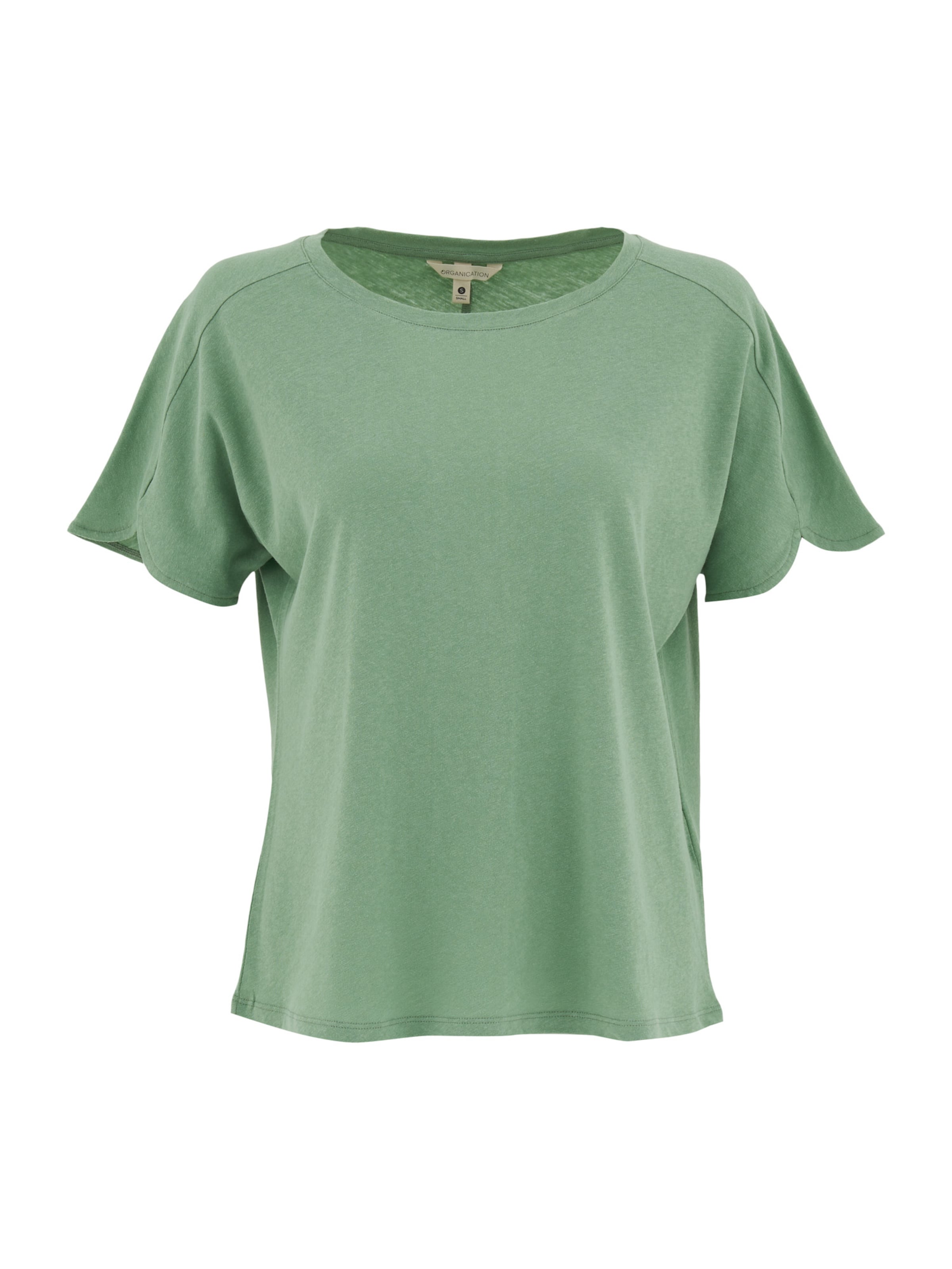 Organication Shirt in Green: front