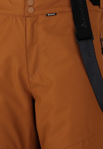 Whistler Regular Sports trousers 'Drizzle' in Brown