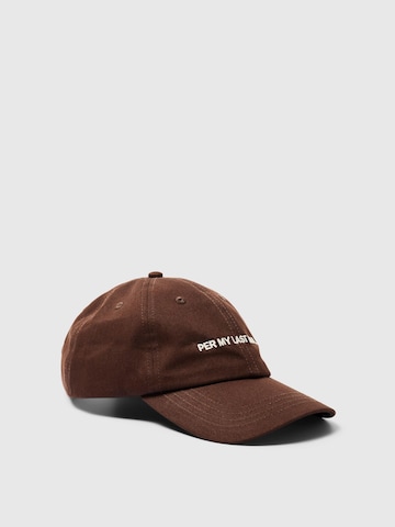 SELECTED HOMME Pet in Bruin: voorkant