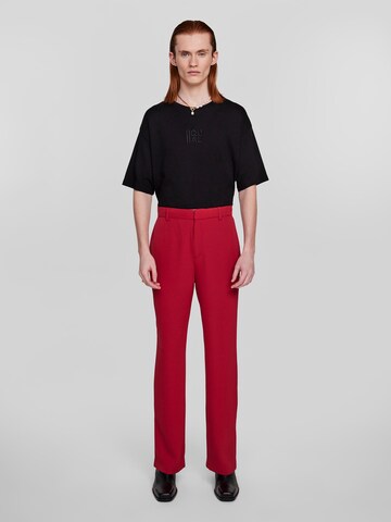 IIQUAL Regular Trousers 'STORM' in Red