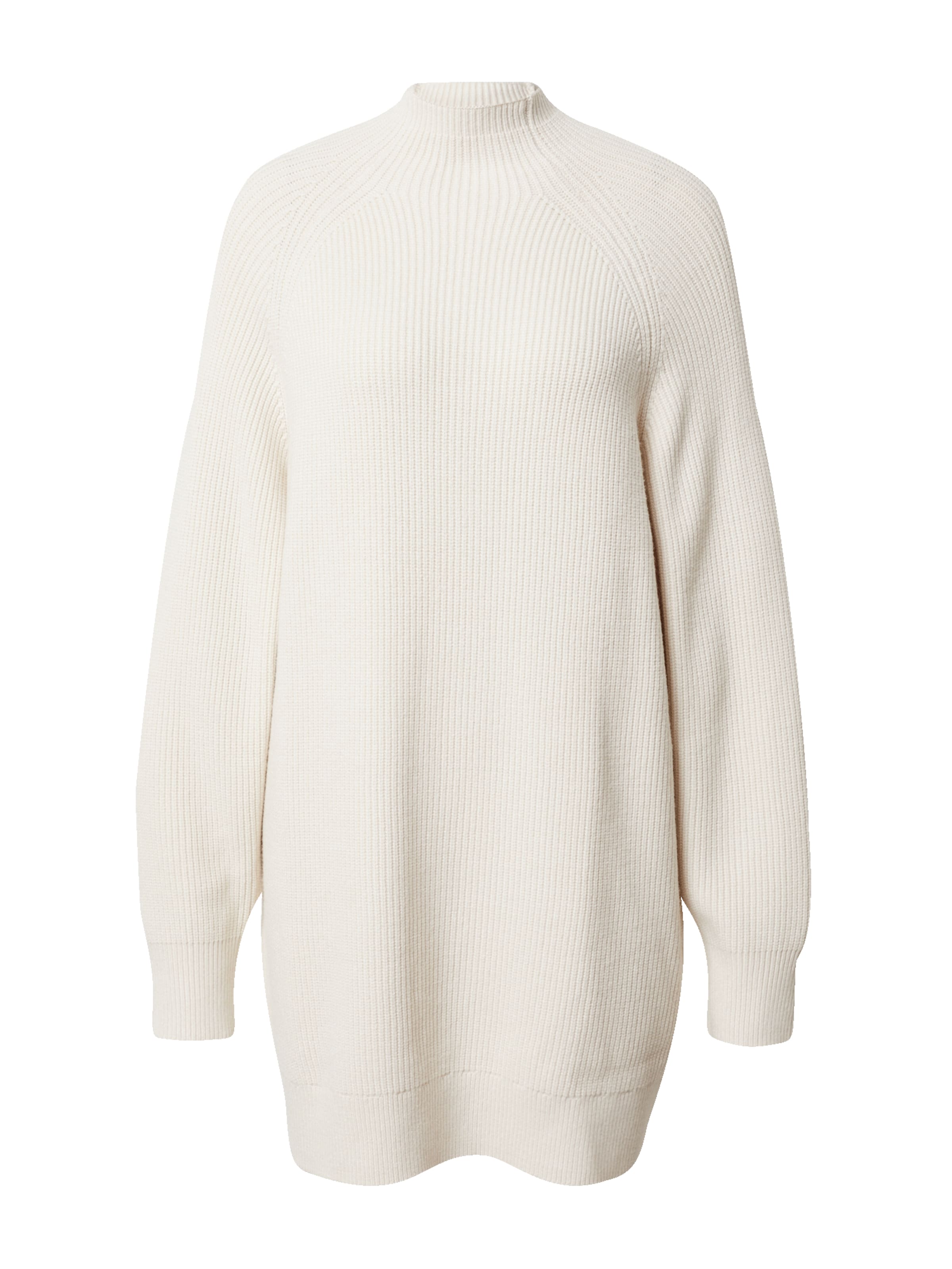 EDITED Knitted dress 'Invidia' in White: front