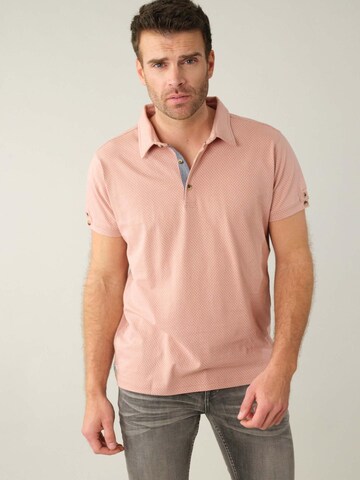 Deeluxe Poloshirt 'Rainleso' in Pink: Vorderseite