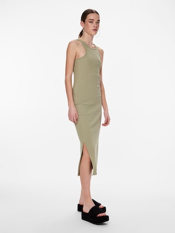 PIECES Dress 'RUKA' in Green