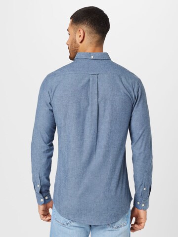 FARAH Regular fit Button Up Shirt 'STEEN' in Blue