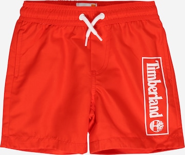 TIMBERLAND Plavecké šortky - Červená: predná strana