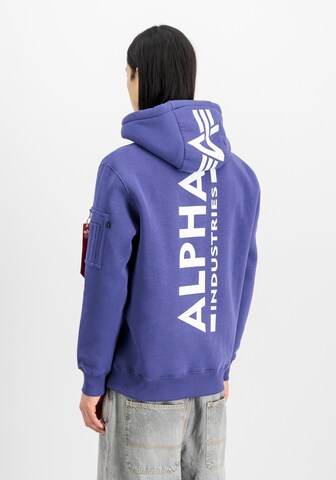 ALPHA INDUSTRIES Свитшот в Лиловый: спереди