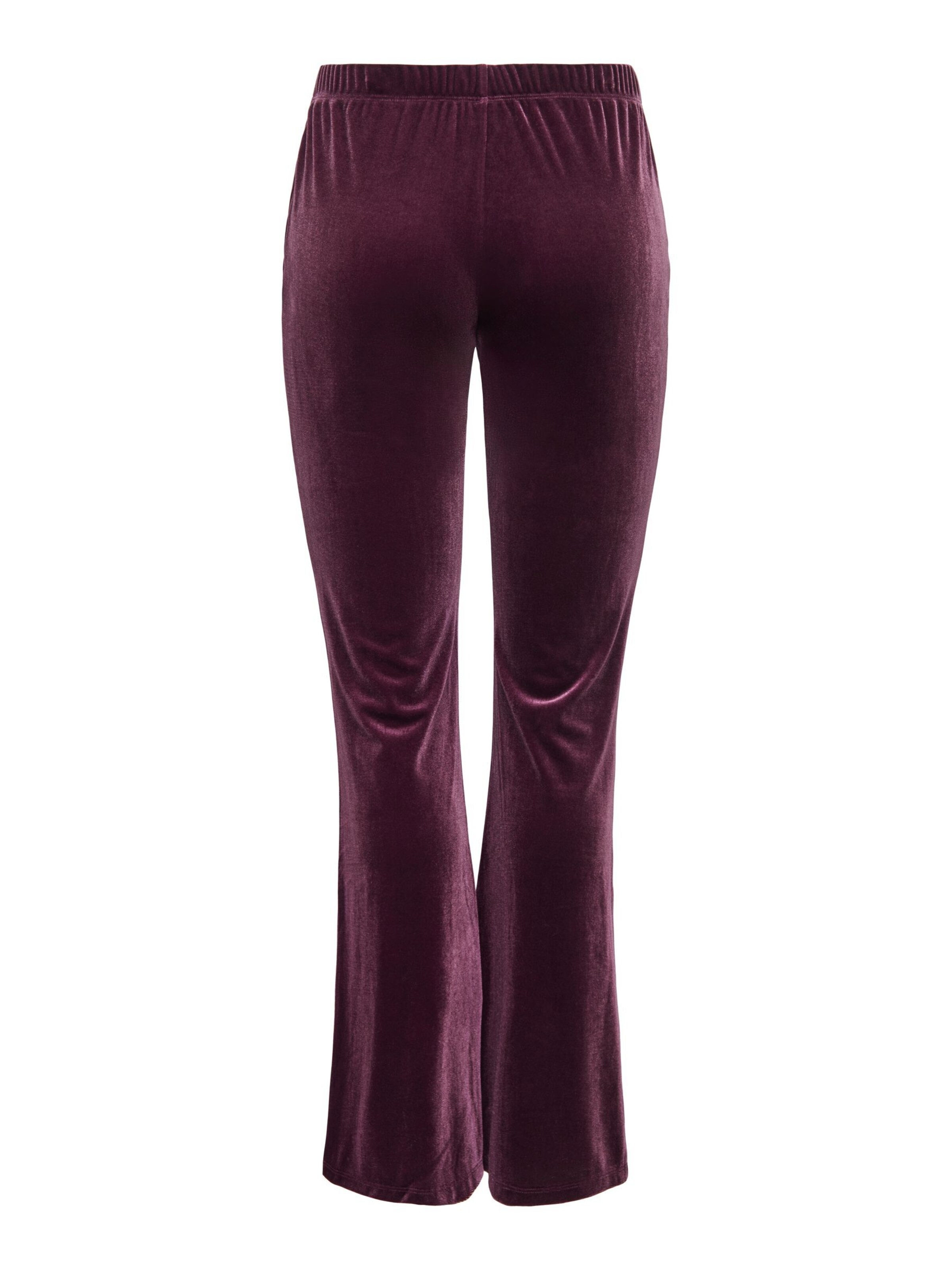 ONLY - Acampanado Pantalón 'ONLSMOOTH' en rojo