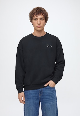 Pull-over 'Signature Oversized Crew' Karl Kani en noir : devant