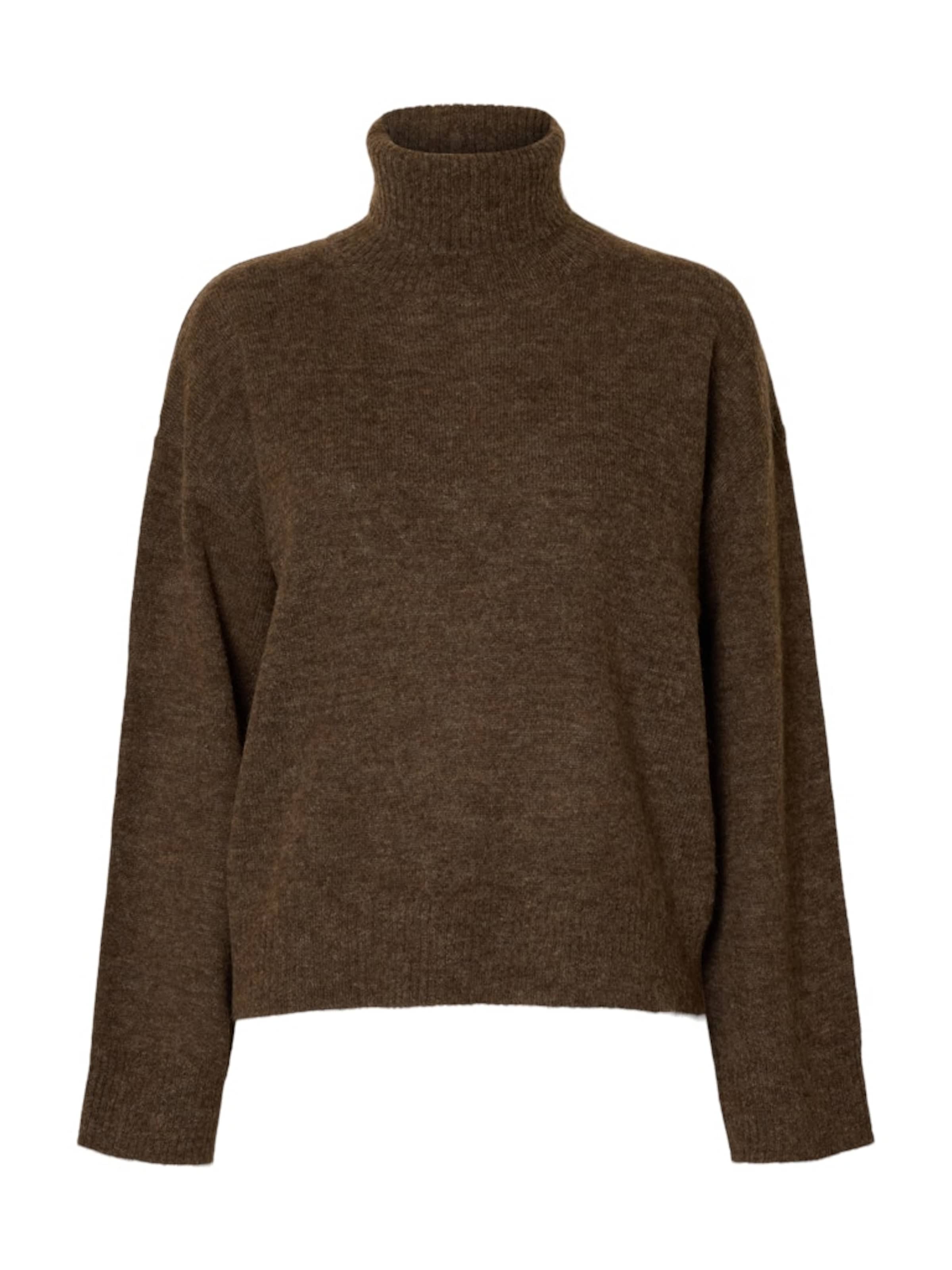 SELECTED Sweater 'SLFLulu' in Dark brown, Item view