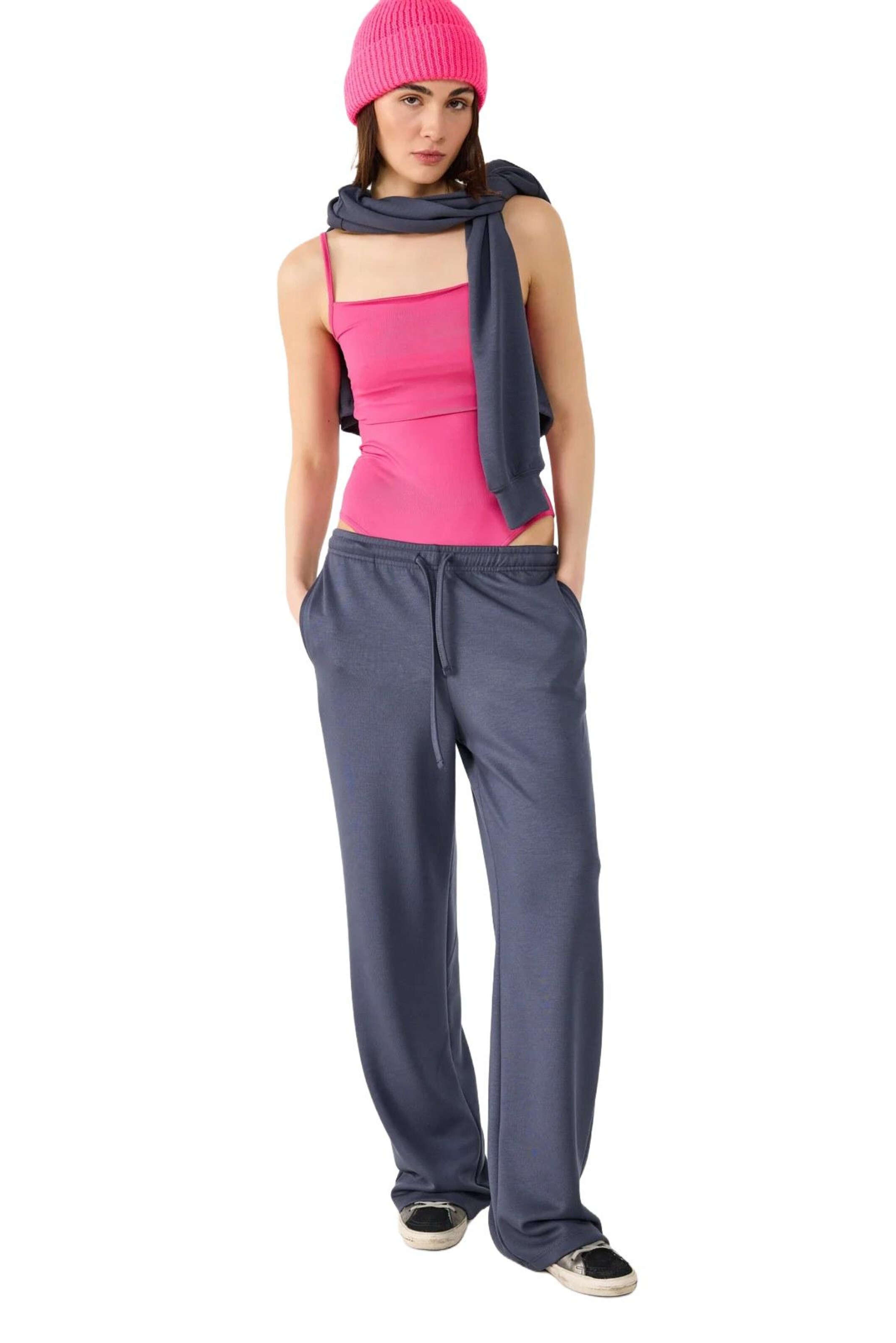 No Matter What Shirt body in Roze: voorkant