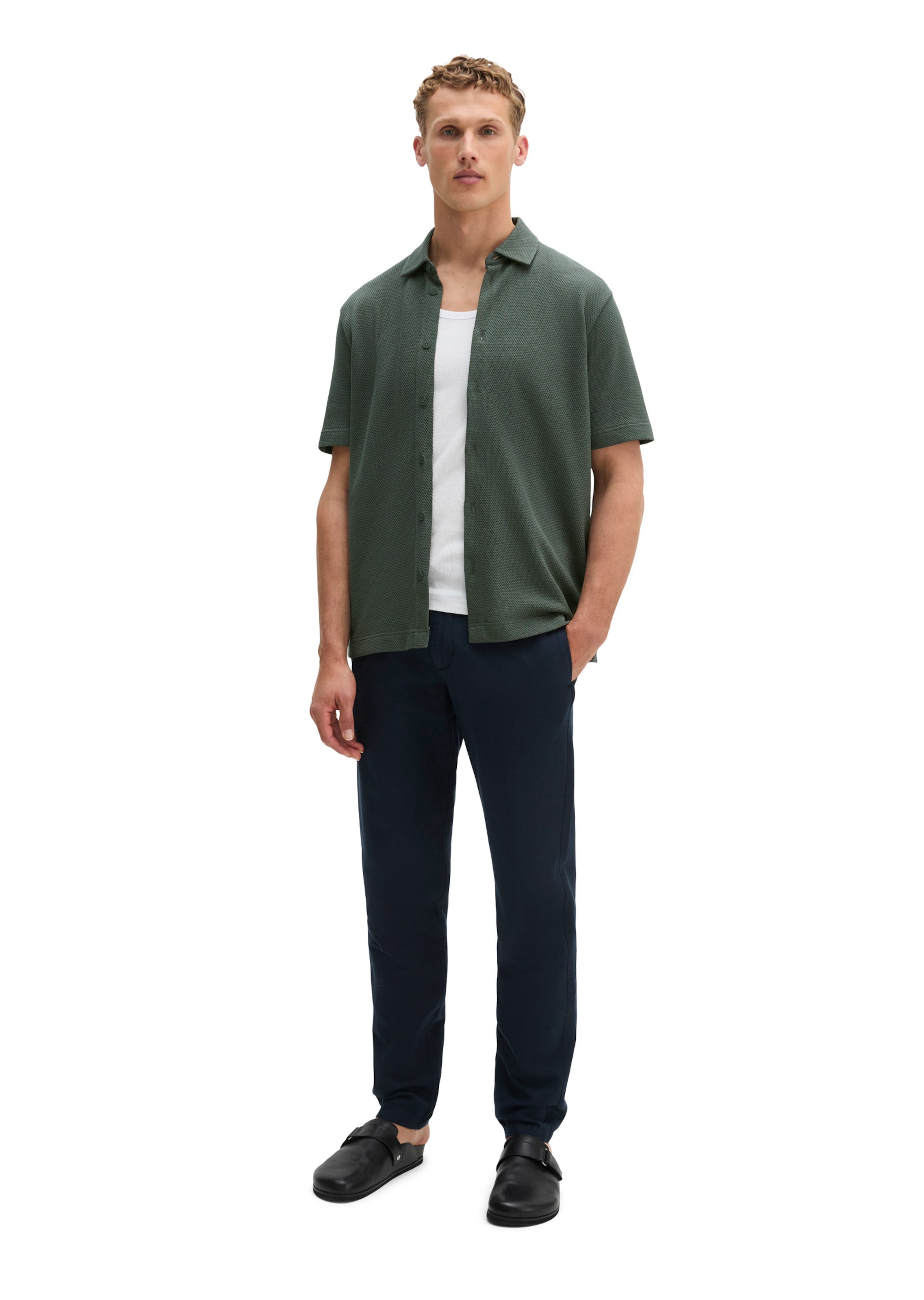 Marc O'Polo Regular Fit Hemd in Grau