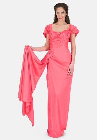 Prestije Evening Dress in Pink: front