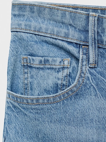 MANGO Wide Leg Jeans 'ELISE' in Blau