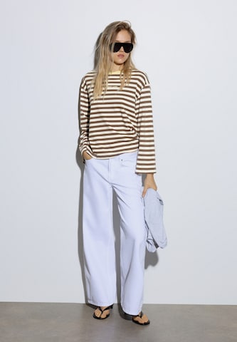 Pull&Bear Shirt 'PACIFIC' in Braun