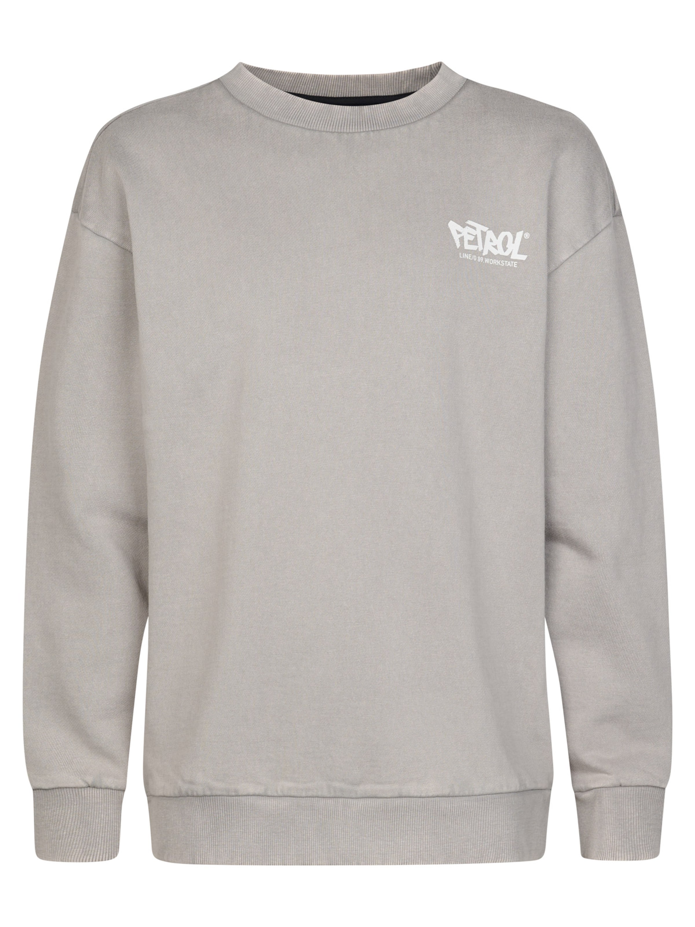 Petrol Industries Sweatshirt in Black: front