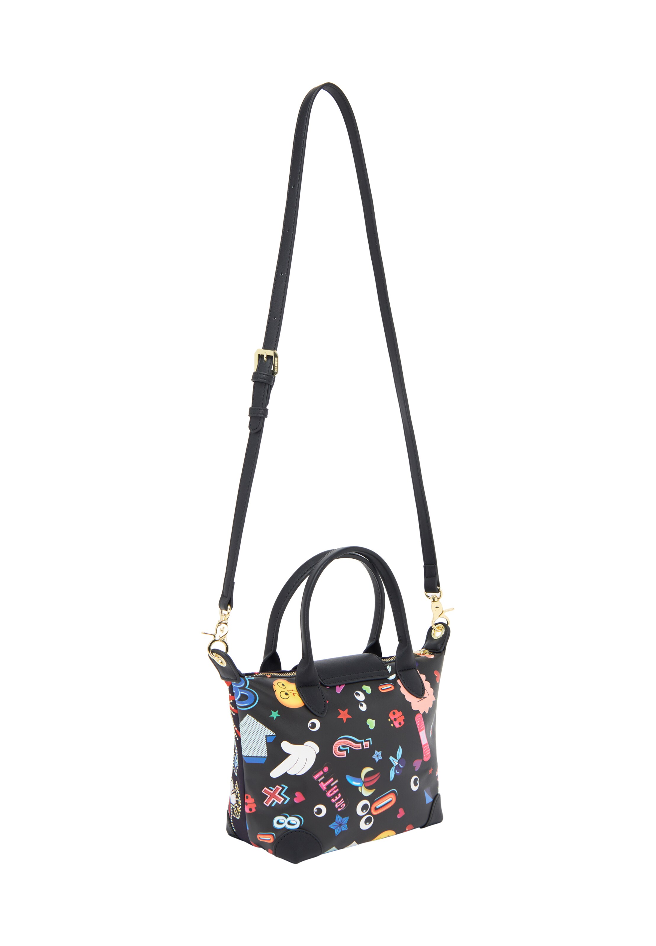 MYMO Kézitáska 'Pop Eyetheme' - fekete