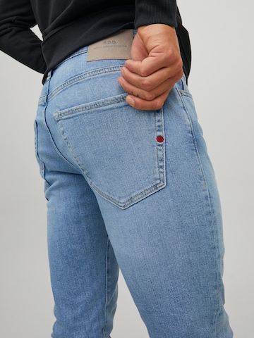 JACK & JONES Skinny Jeans 'Glenn' i blå