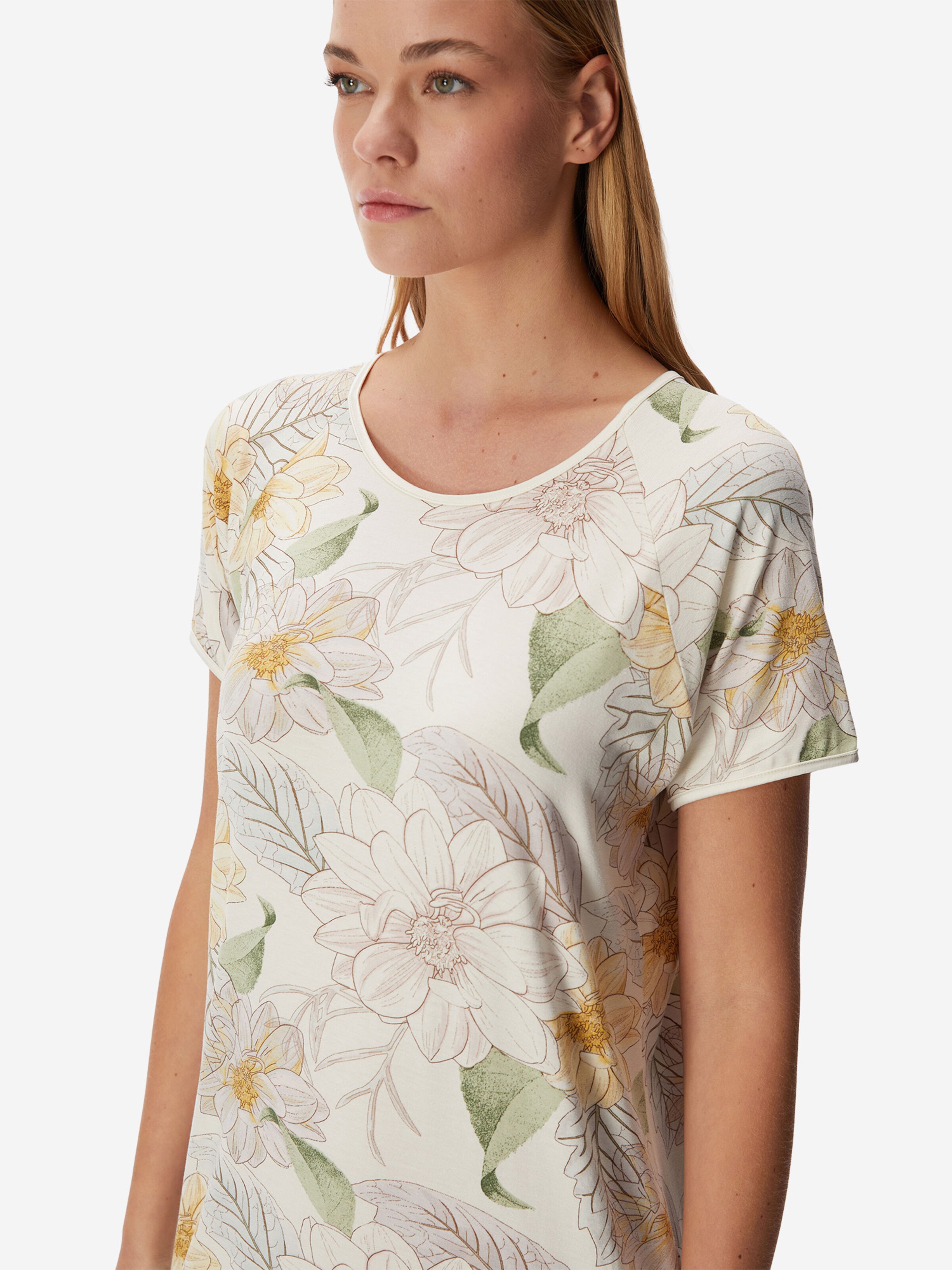 Goldenbay - Camiseta de noche 'Tulipa' en amarillo