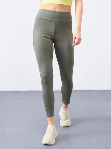 Tommy Life - Leggings em verde: frente