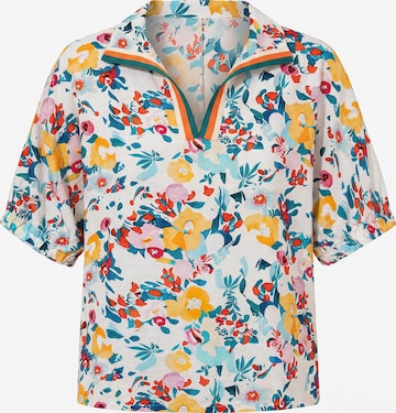 Usha - Blusa en azul: frente