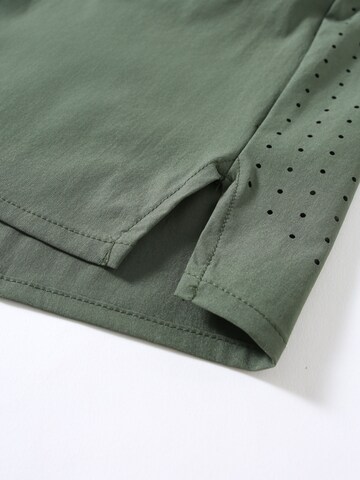 YOUTHUP Loose fit Workout Pants 'Sommerlauf' in Green