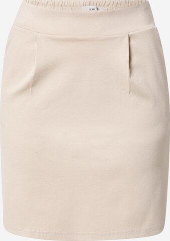 ICHI Rok 'KATE SK' in Beige: voorkant