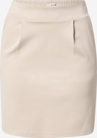 ICHI Skirt 'KATE SK' in Beige: front