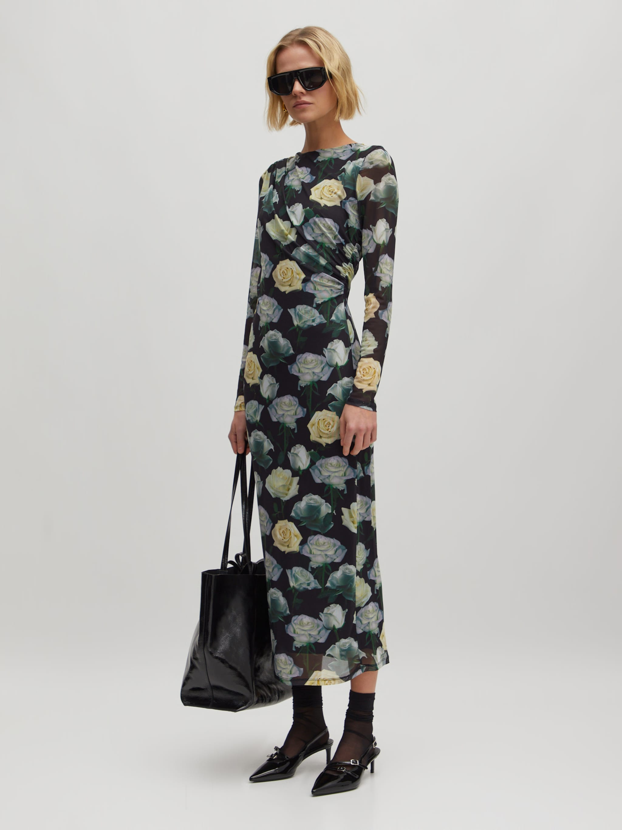 EDITED Produits Robe 'Gamze' noir