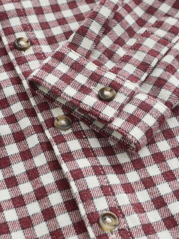 Next Regular fit Button up shirt in Red