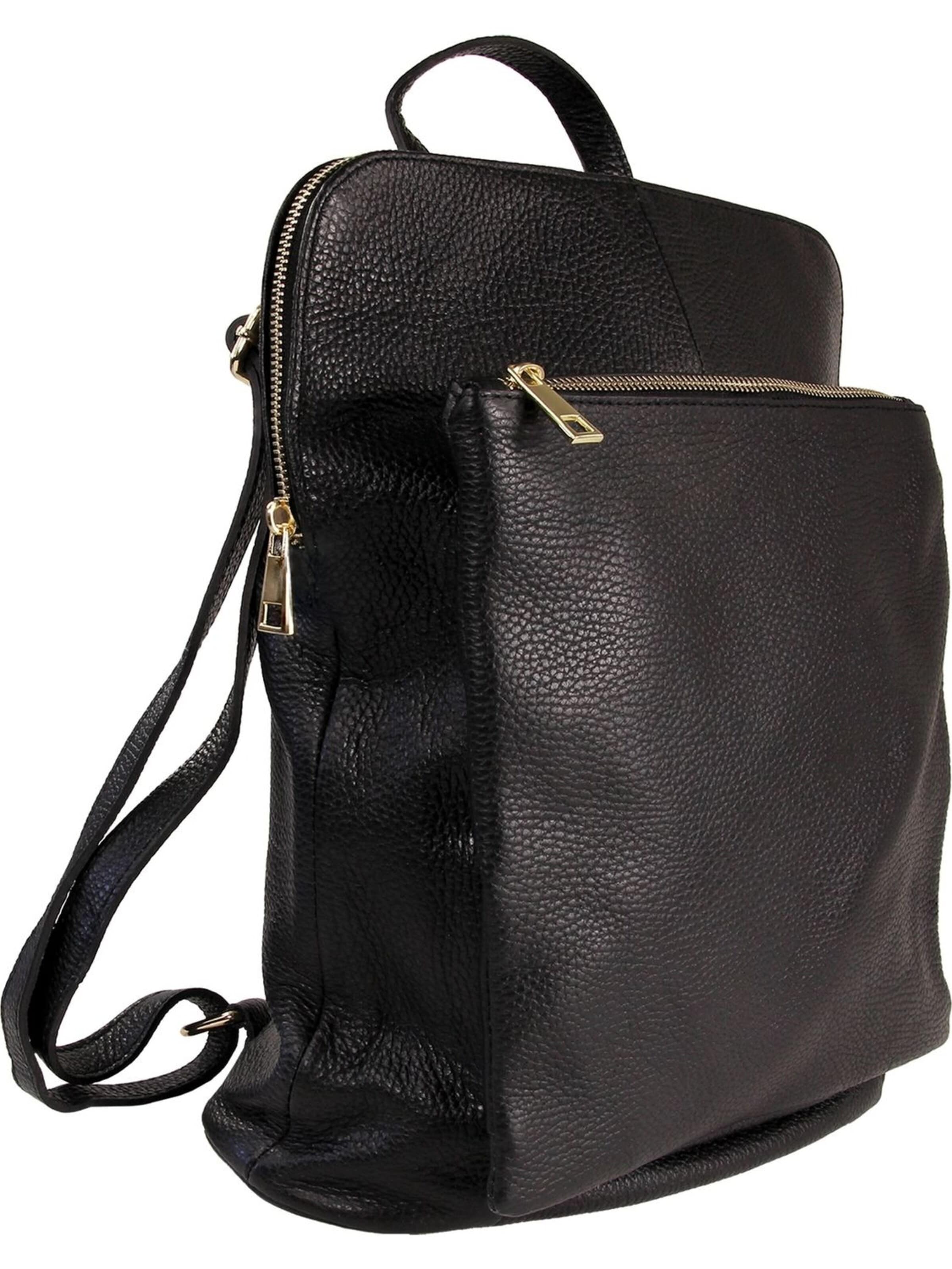 Toscanto Backpack in Black: front