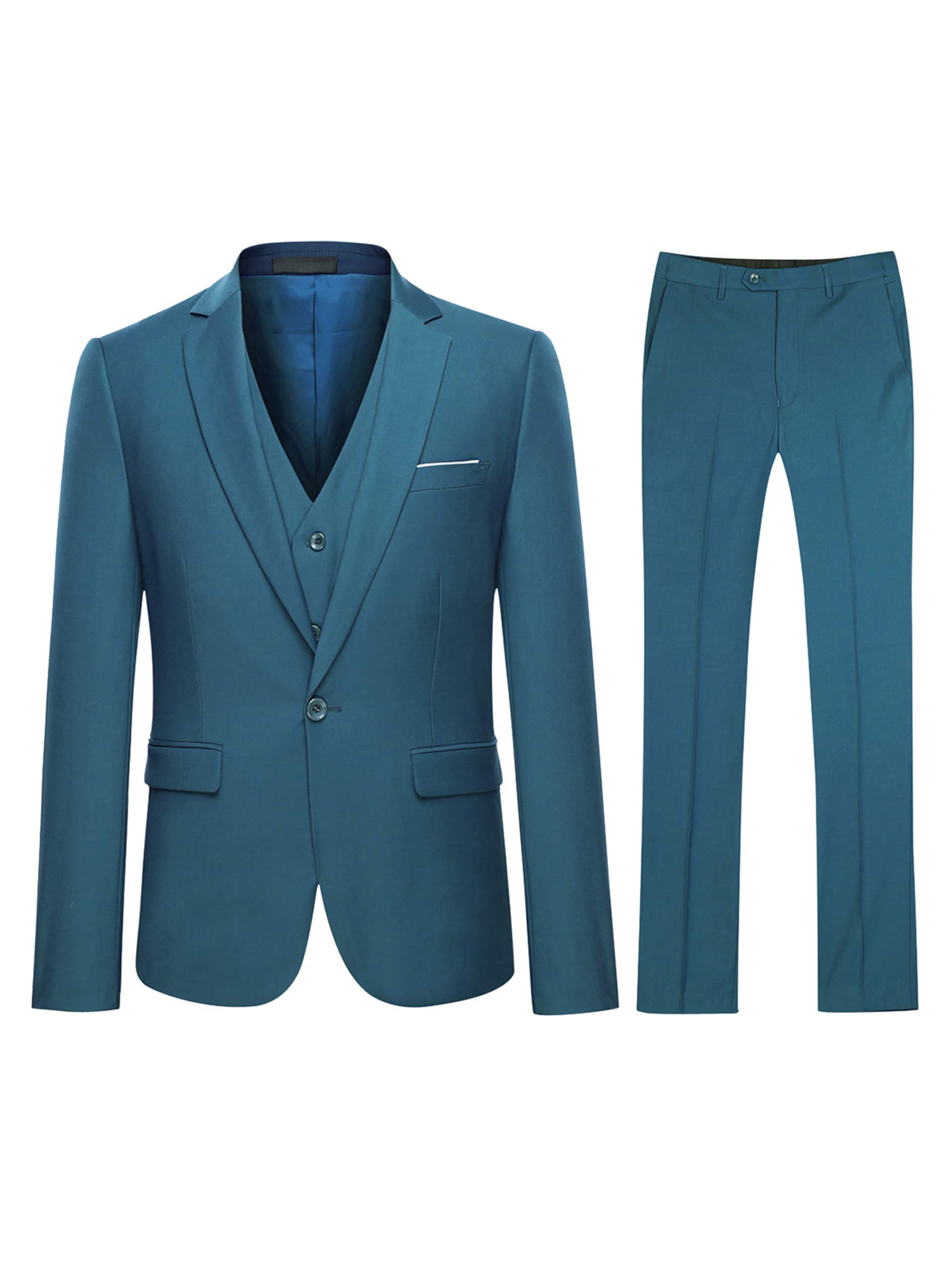 Youthup Suit in Blue: front