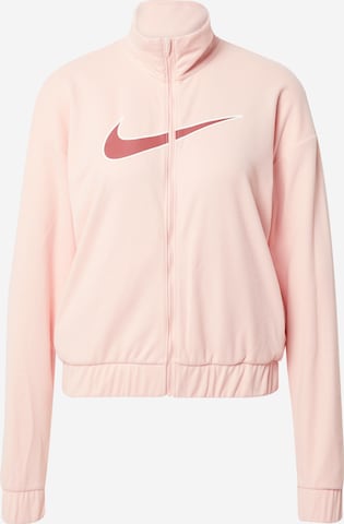 NIKE Športna jakna | roza barva: sprednja stran