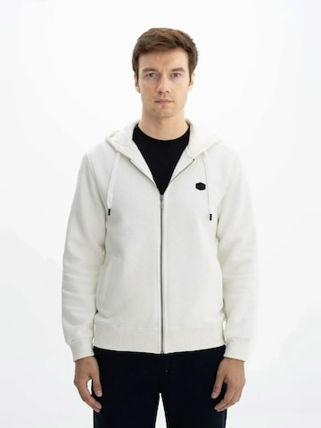 Sweat-shirt Arma en beige : devant