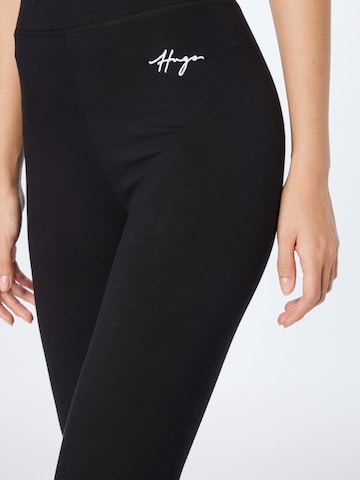 HUGO Red Slimfit Leggins 'Easy' in Schwarz