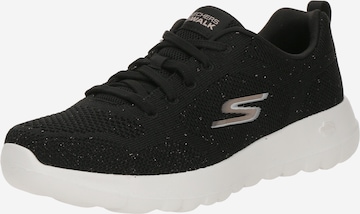SKECHERS Ниски маратонки 'GO WALK JOY - VIOLET' в черно: отпред