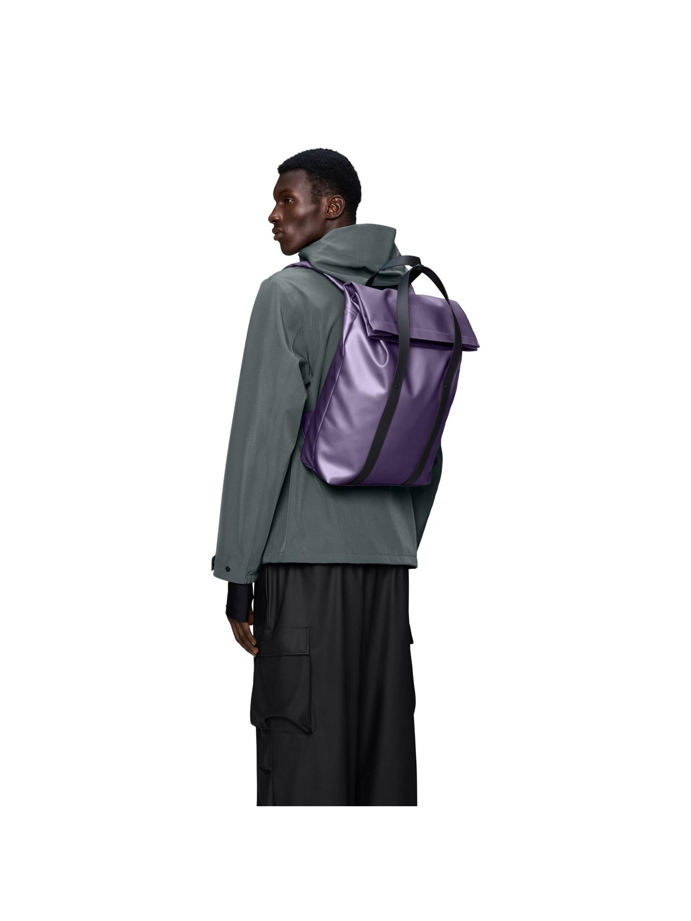 RAINS Backpack '2 Way' in Purple