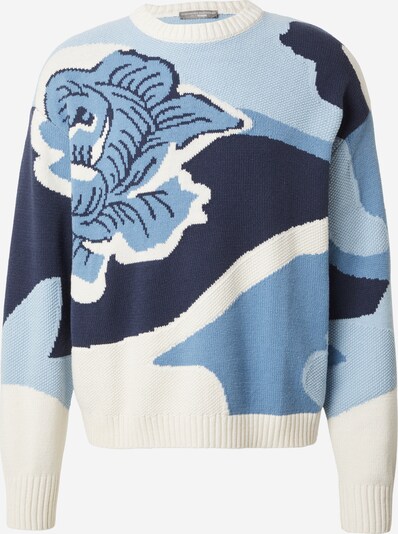 Guido Maria Kretschmer Men Pullover 'Valentin' em azul / azul escuro / branco, Vista do produto