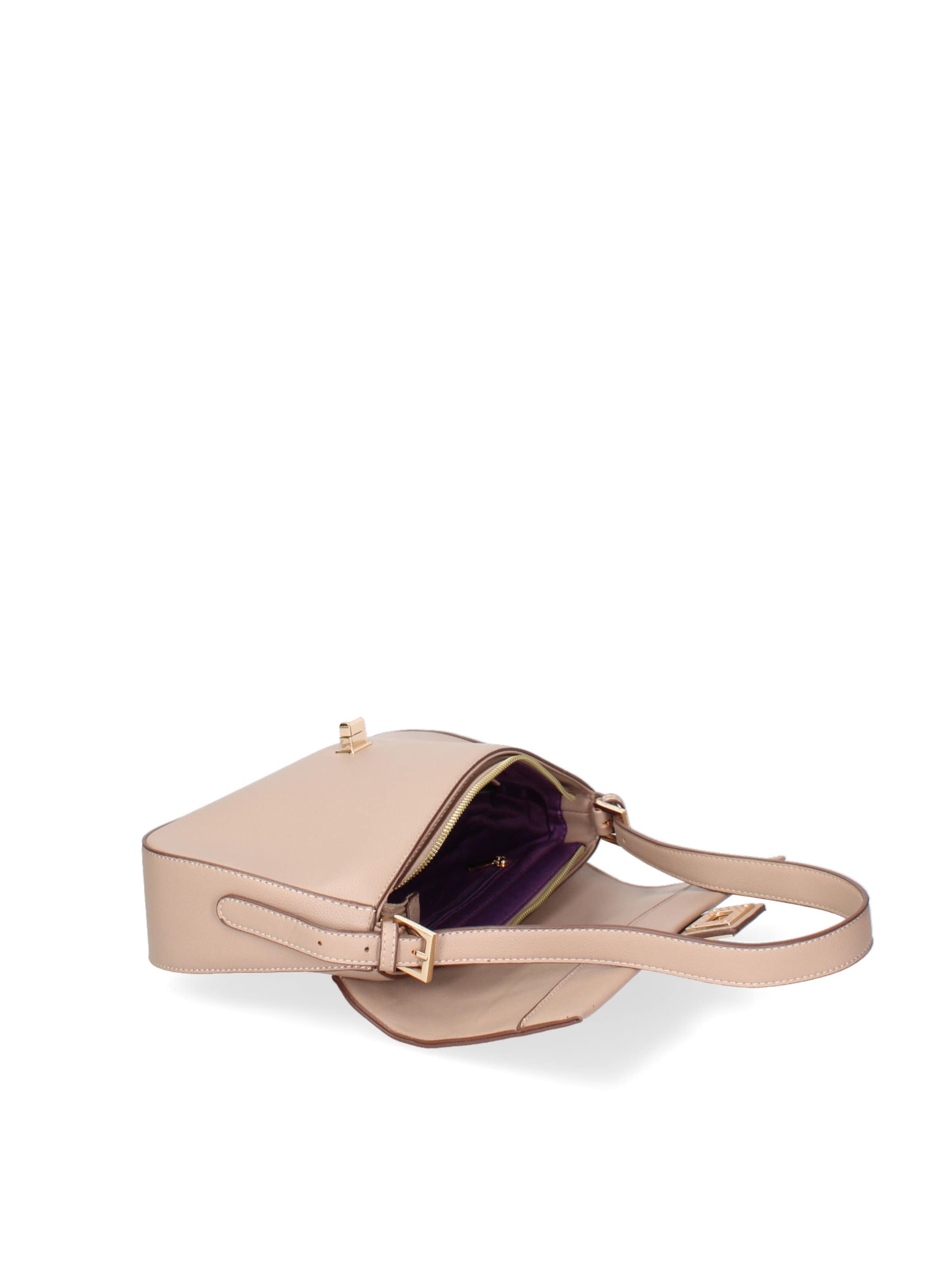 Borsa a spalla 'Borsa a Spalla Donna Calliope Ecopelle - Chiusura Girello' di Diana&Co. in grigio