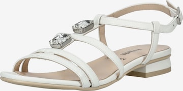Sandales à lanières Nero Giardini en blanc : devant