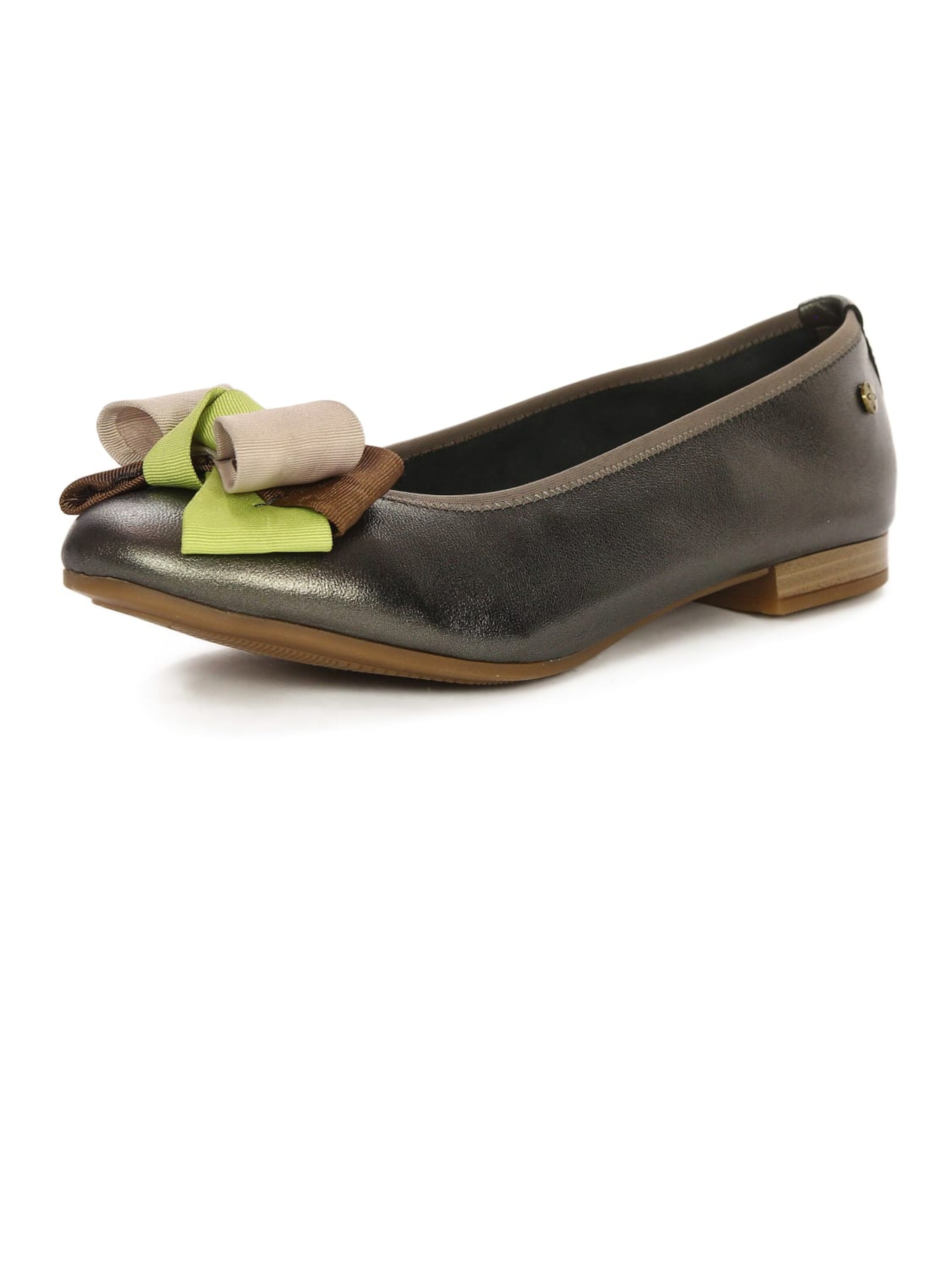 Maciejka Ballet Flats in Brown: front