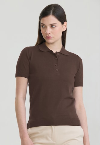 T-shirt Felix Hardy en marron : devant