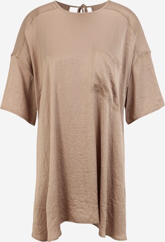 Robe oversize 'WIDLAND' AMERICAN VINTAGE en beige : devant