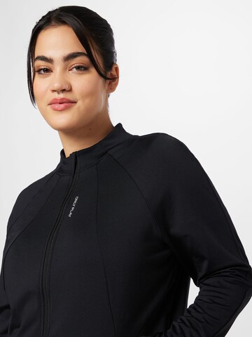 Only Play Curvy Trainingsjacke 'RUBY' in Schwarz