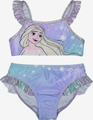 Disney Die Eiskönigin Bralette Bikini 'Elsa Frozen' in Purple: front