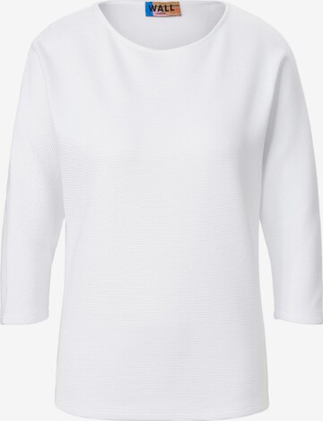 T-shirt WALL London en blanc : devant