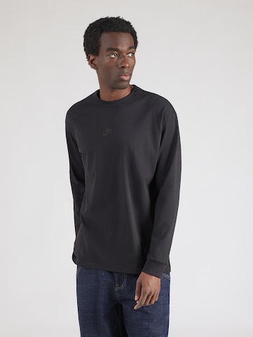 Nike Sportswear - Camisa 'PREM ESS' em preto: frente