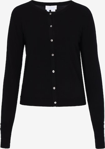 usha BLUE LABEL Gebreid vest in Zwart: voorkant